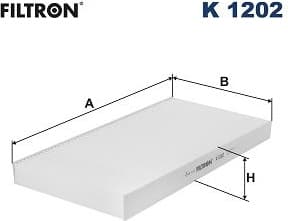 Filter, cabin air K 1202