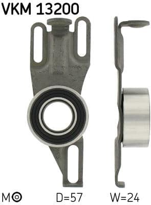 Tensioner Pulley, timing belt VKM 13200 - image 2