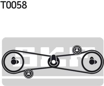 Timing Belt Kit VKMA 02501 - image 4