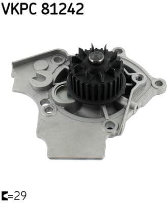 Water Pump, engine cooling VKPC 81242 - image 2