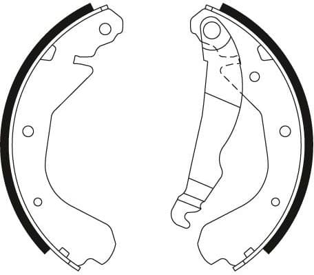 Brake Shoe Set GS6212 - image 4