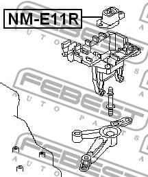 Mounting, engine NM-E11R - image 2