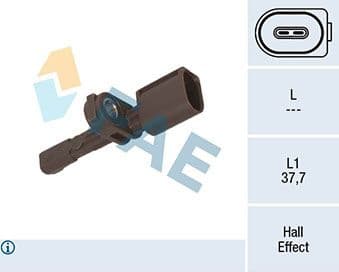 Sensor, wheel speed 78451