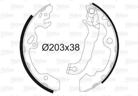 Brake Shoe Set 562648