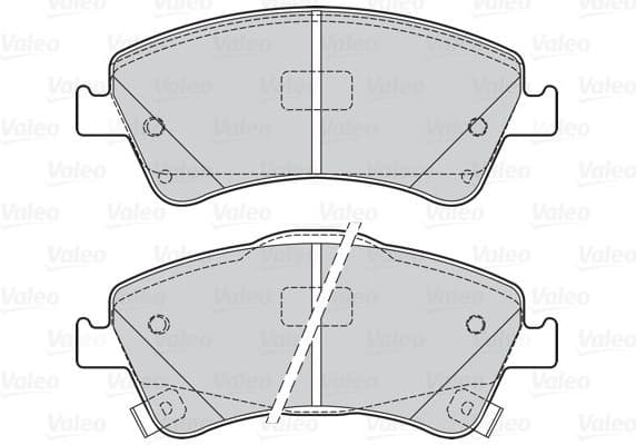 Brake Pad Set, disc brake ESSENTIAL 302125 - image 2