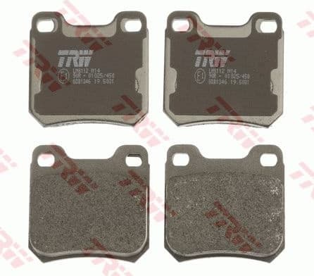 Brake Pad Set, disc brake COTEC GDB1346 - image 4