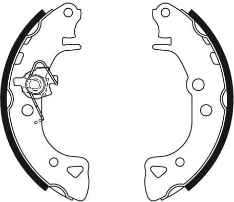Brake Shoe Set GS8271 - image 4