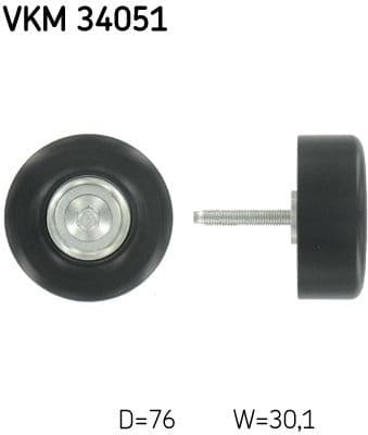 Tensioner belt VKM34051 - image 2