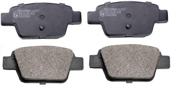 Brake Pad Set, disc brake B110187