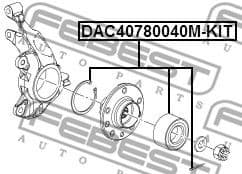 Wheel Bearing Kit DAC40780040M-KIT - image 2