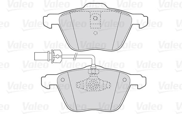 Brake Pad Set, disc brake ESSENTIAL 301565