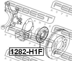 Wheel Hub 1282-H1F - image 2
