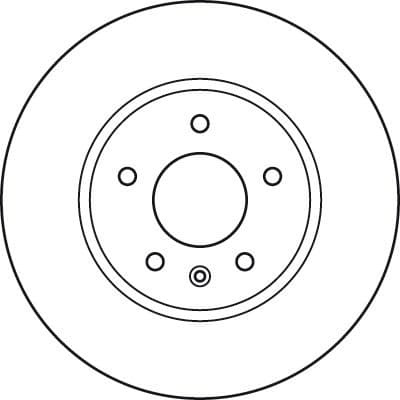 Brake Disc TRW SINGLE DF4928S - image 3