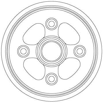 Brake Drum DB4555 - image 2