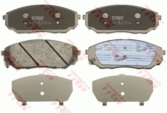 Brake Pad Set, disc brake GDB3452 - image 2