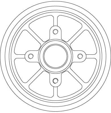 Brake Drum DB4310MR - image 4