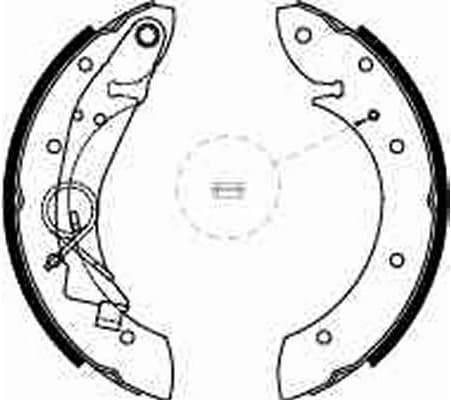 Brake Shoe Set GS8635 - image 3
