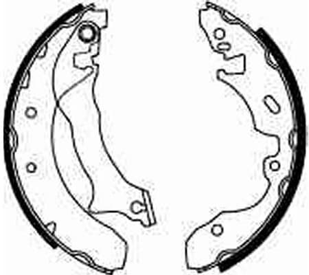 Brake Shoe Set GS8536 - image 3