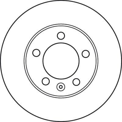 Brake disc, 1pcs FRONT, Top Quality DF6131S - image 2