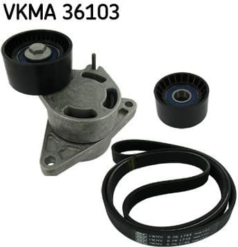 V-ribbed Belt Set VKMA 36103 - image 2