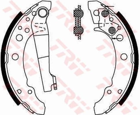 Brake Shoe Set GS8166 - image 2