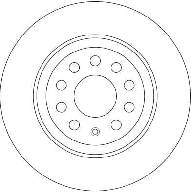 Brake discs kit rear, (2pcs), Top Quality DF6504 - image 2