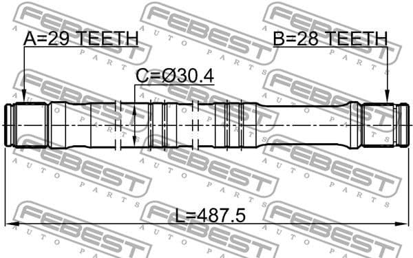 Drive Shaft 2112-TTFLH - image 2