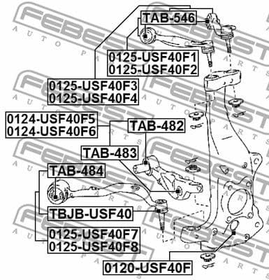 Ball Joint 0120-USF40F - image 2