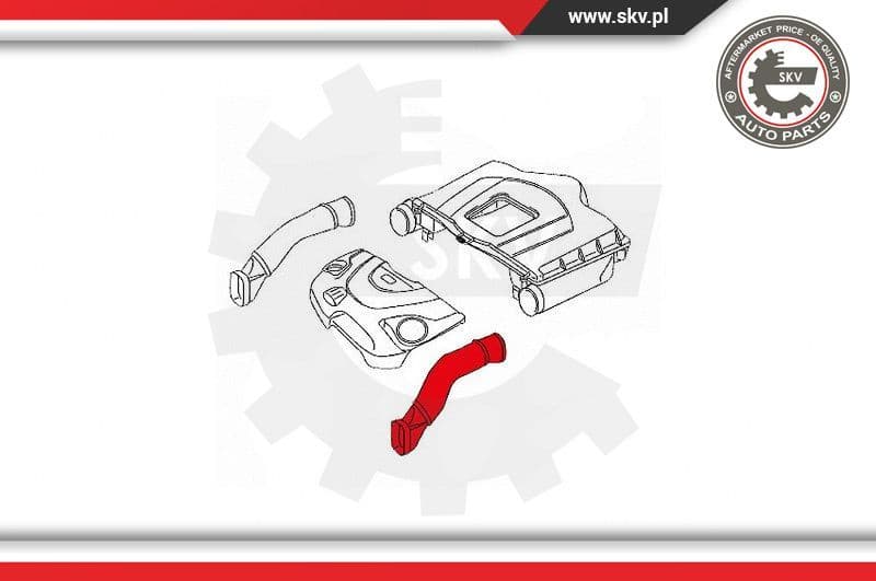 Intake Hose, air filter 43SKV919 - image 4