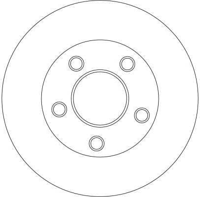 Brake Disc TRW SINGLE DF4273S - image 4