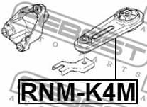Mounting, engine RNM-K4M - image 2