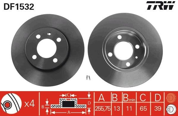 Brake Disc DF1532 - image 3