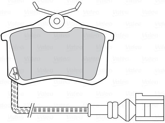 Brake Pad Set, disc brake ESSENTIAL 301674 - image 2