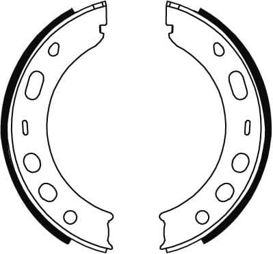 Brake Shoe Set, parking brake GS8706 - image 2