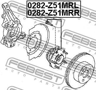 Wheel Hub 0282-Z51MRL - image 2