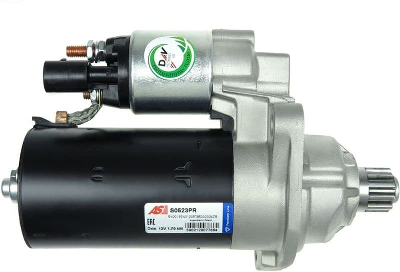 Starter Remanufactured AS S0523PR - image 2