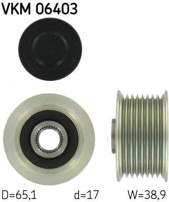 Freewheel clutch alternator SKF VKM06403 - image 2