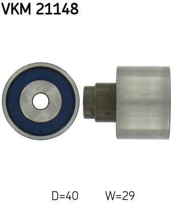 Deflection Pulley/Guide Pulley, timing belt VKM 21148 - image 2