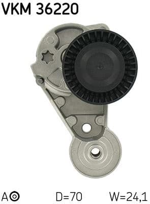 Belt Tensioner, V-ribbed belt VKM 36220 - image 4