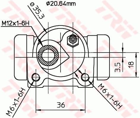 Wheel Brake Cylinder BWF166 - image 4