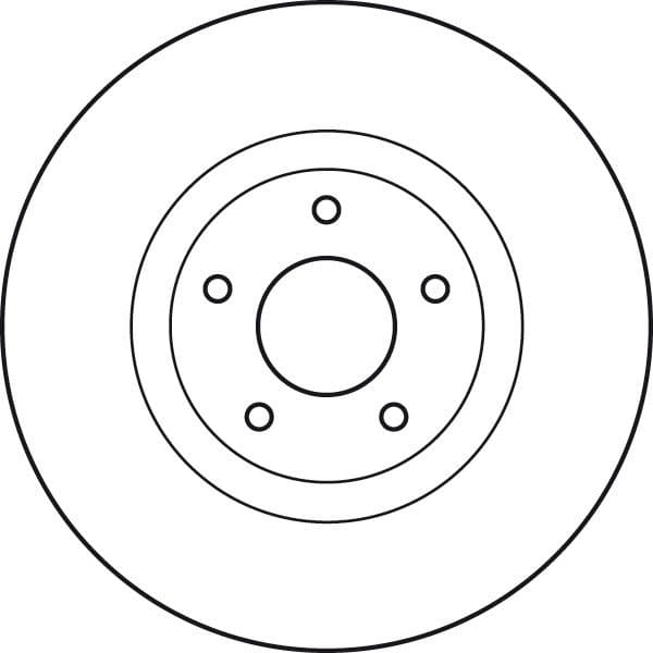 Brake Disc TRW SINGLE DF4989S - image 2