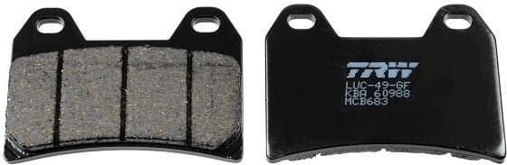 Brake Pad Set, disc brake Organic Allround MCB683 - image 2