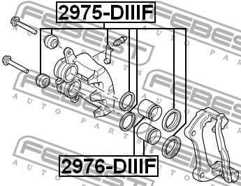 Repair Kit, brake caliper 2975-DIIIF - image 2