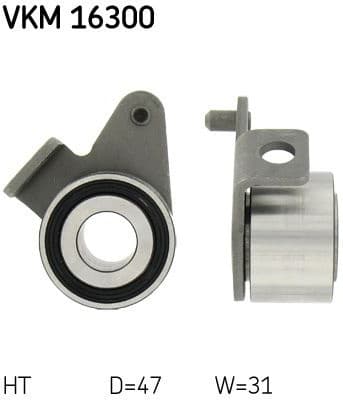 Tensioner Pulley, timing belt VKM 16300 - image 2