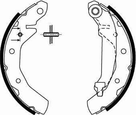 Brake Shoe Set GS8645 - image 3