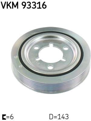 Belt Pulley, crankshaft VKM 93316 - image 2