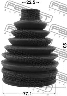 Bellow, drive shaft 0217P-C11X - image 2