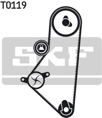 Water Pump & Timing Belt Kit VKMC032021 - image 4
