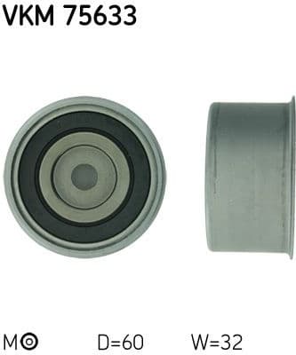 Tensioner Pulley, timing belt VKM 75633 - image 2