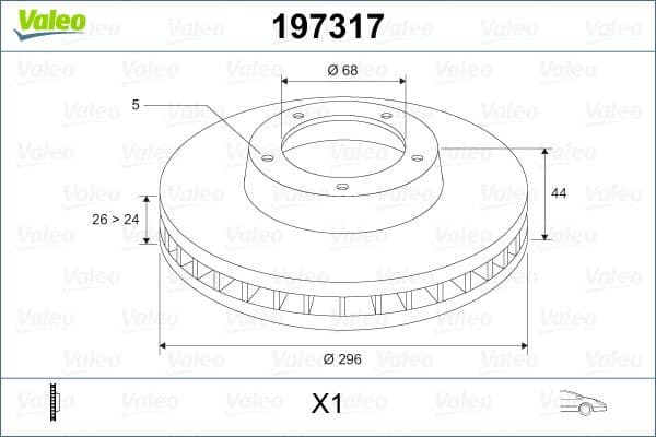 Brake Disc 197317